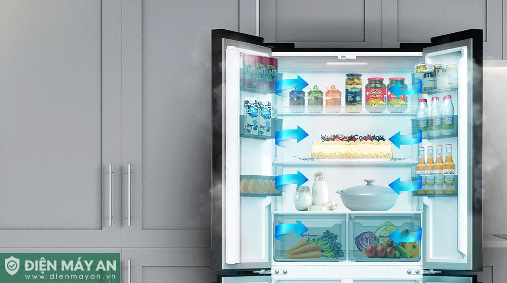 Tủ Lạnh Casper Inverter ProFresh 530 Lít Side By Side RS-E530PBS - công nghệ làm lạnh